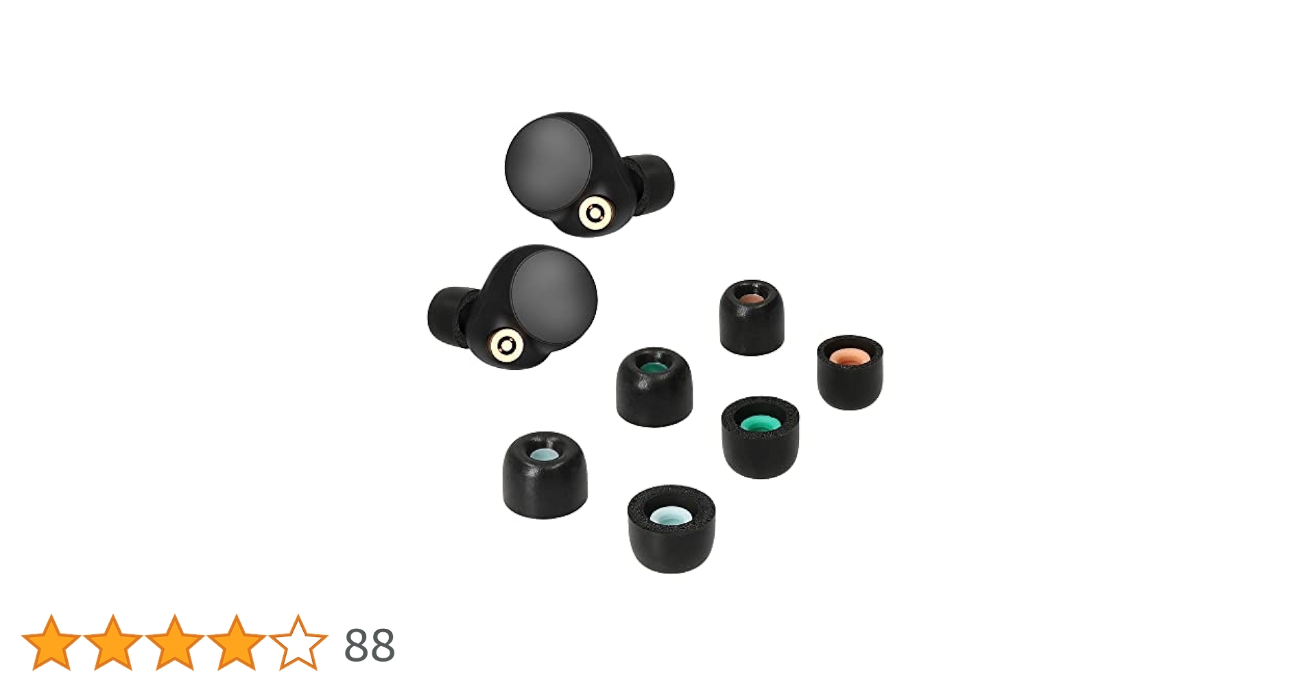 Amazon | kwmobile 6x イヤーチップ Sony WF-1000XM4対応